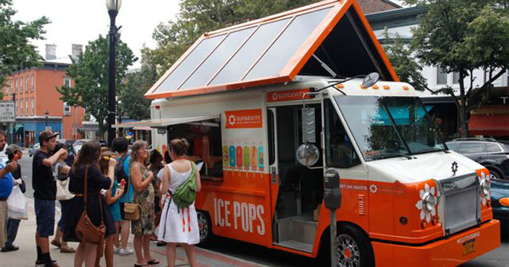 Solar Powered Ice-cream Truck